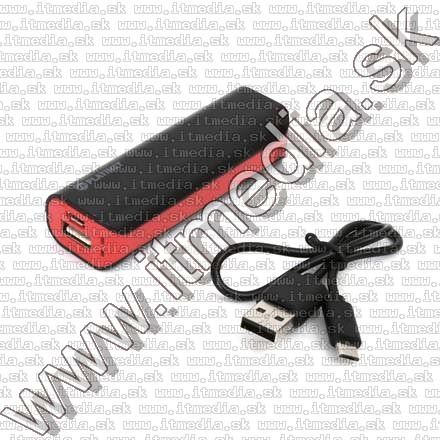 Image of Platinet Powerbank 2200mAh Black + Red (42921) (Plastic) (IT11581)